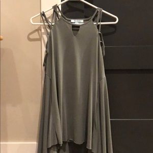 She & sky Med tank style shirt